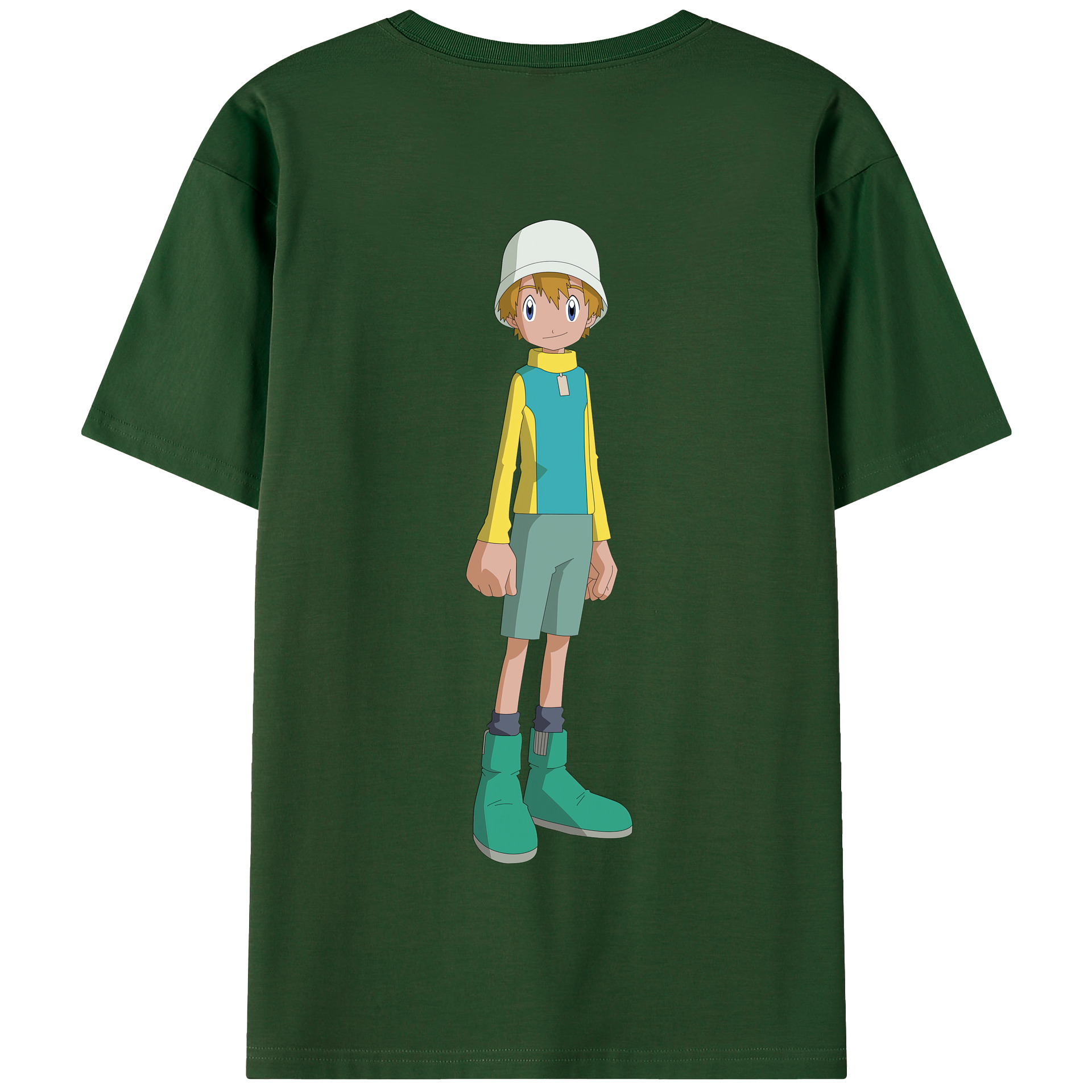 （画像用） Digimon デジタルモンスター/デジモン 綿100％半袖Tシャツ（背面プリント）